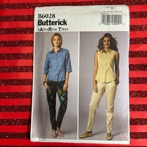 Butterick B6028 pants pattern